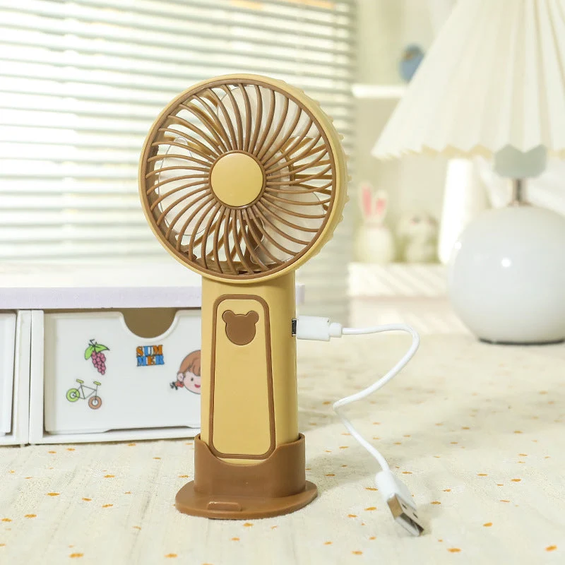 Dame Mini Håndvifte med USB-ladefunksjon Luvikno