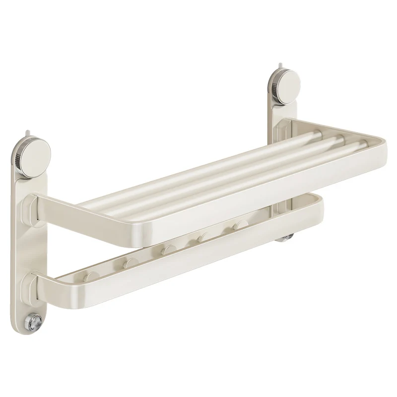 Suction Cup Towel Holder, 2–4 Pieces, No Drilling