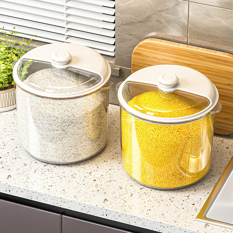 Rice container, plastic, airtight, 7–8 L