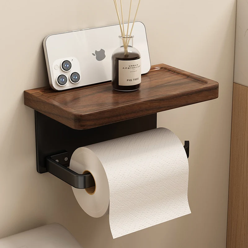 Paper towel holder, space aluminum, wall-mounted