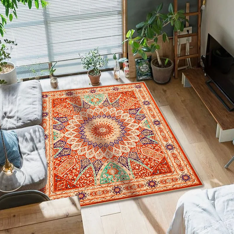 Luxuriöser Blumendesign-Teppich
