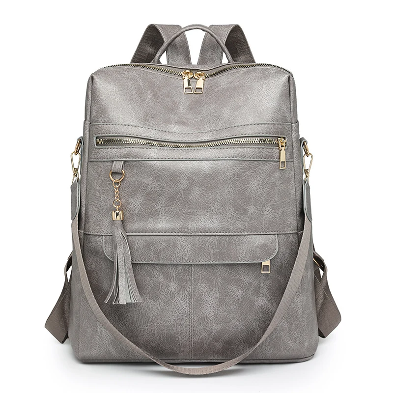 Multi-Purpose Stylish Leather Backpack Stornfield