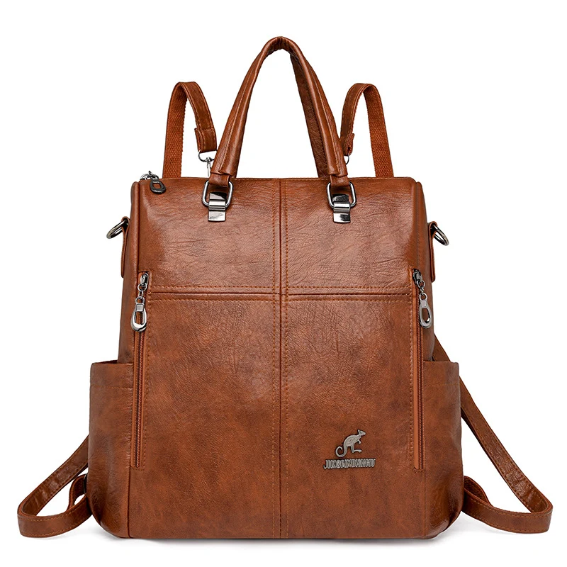 Multi-Functional Faux Leather Handbag Stornfield