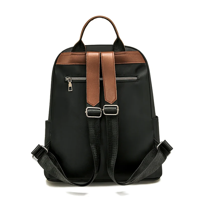 Multi-Compartment Leather Backpack Stornfield