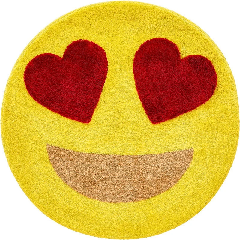Smile Face Dekorative Badematte