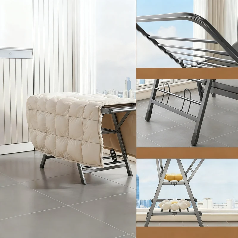 Foldable drying rack made of carbon steel