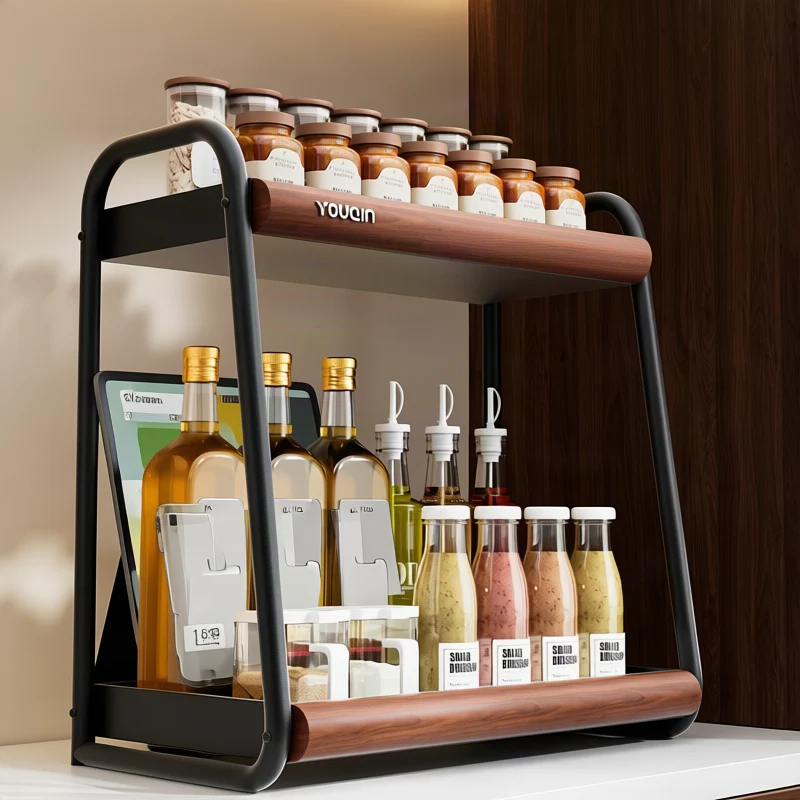 Spice rack, 2-layer, Vintage style