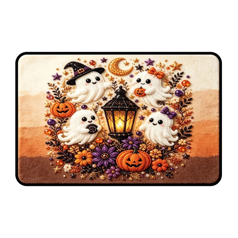 Halloween-Themen-Badmatte