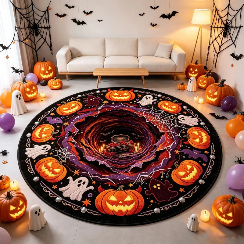 Halloween-Themen Teppich