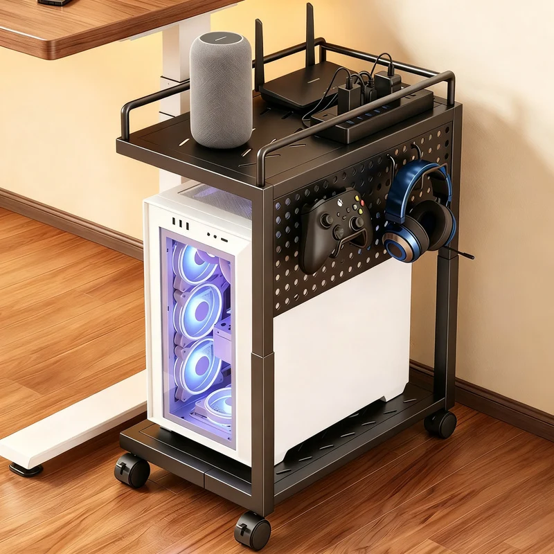 Expandable PC stand made of carbon steel