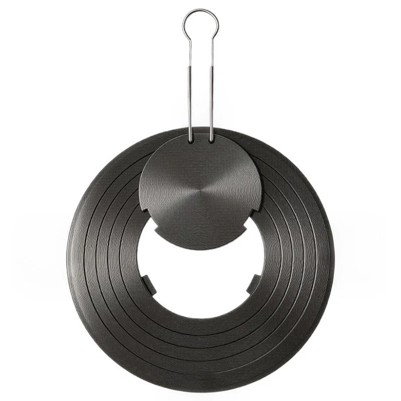 Removable heat distribution plate for gas stove, round
