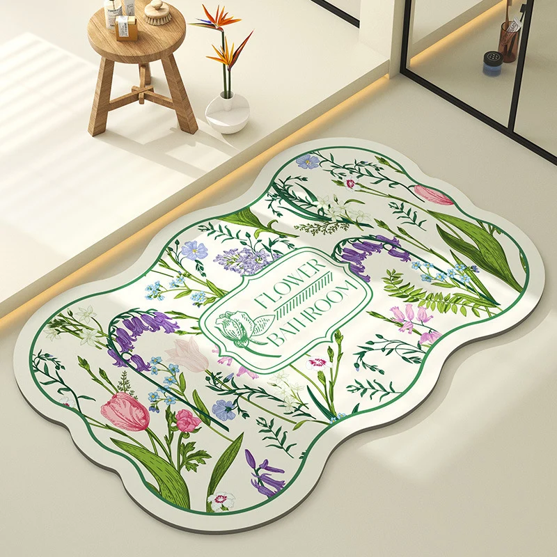 Dekorative Blumen Teppich