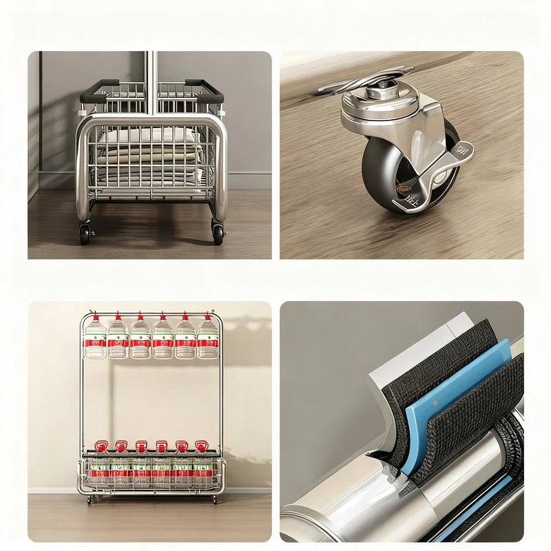 Mobile steel dress rack