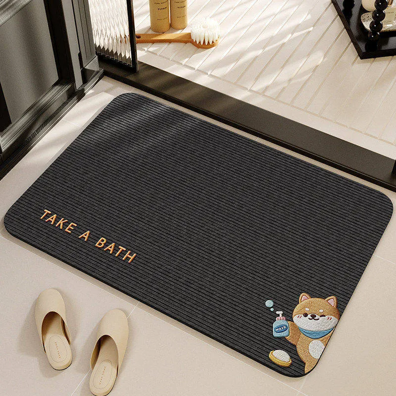 Cute Cartoon-Themed Bath Mat