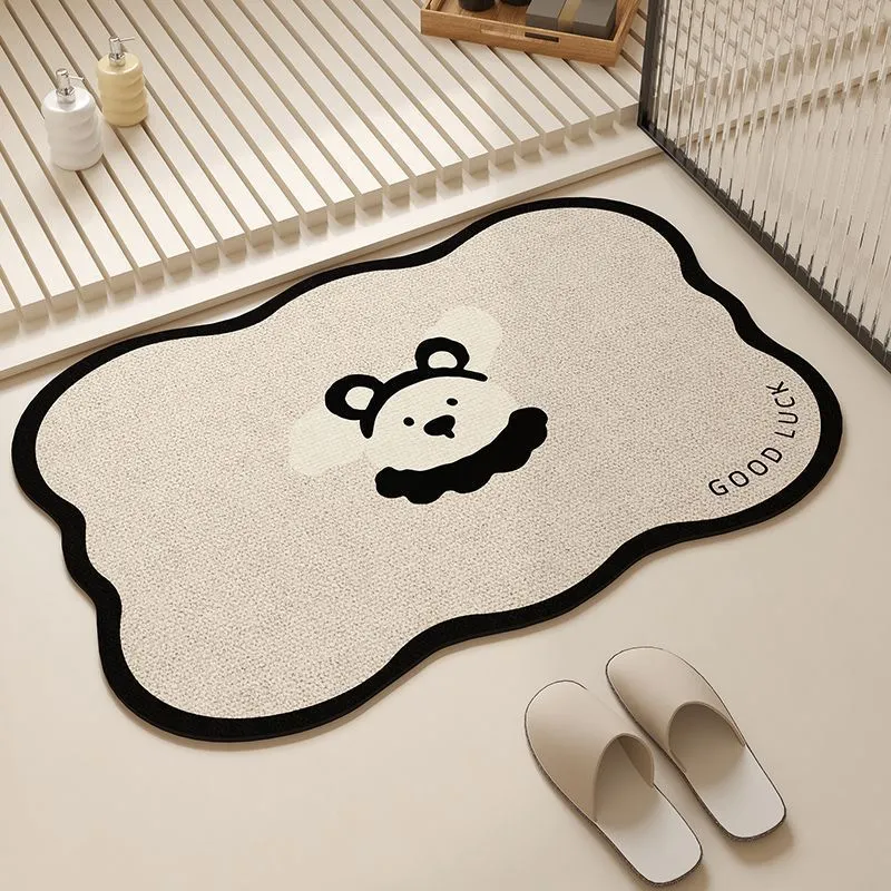 Cute Cartoon Bear Bath Mat