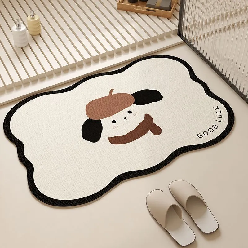 Cute Cartoon Bear Bath Mat