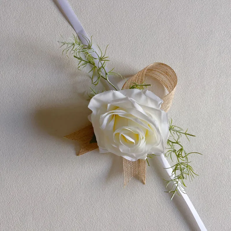 Elegant Floral Hair Corsage