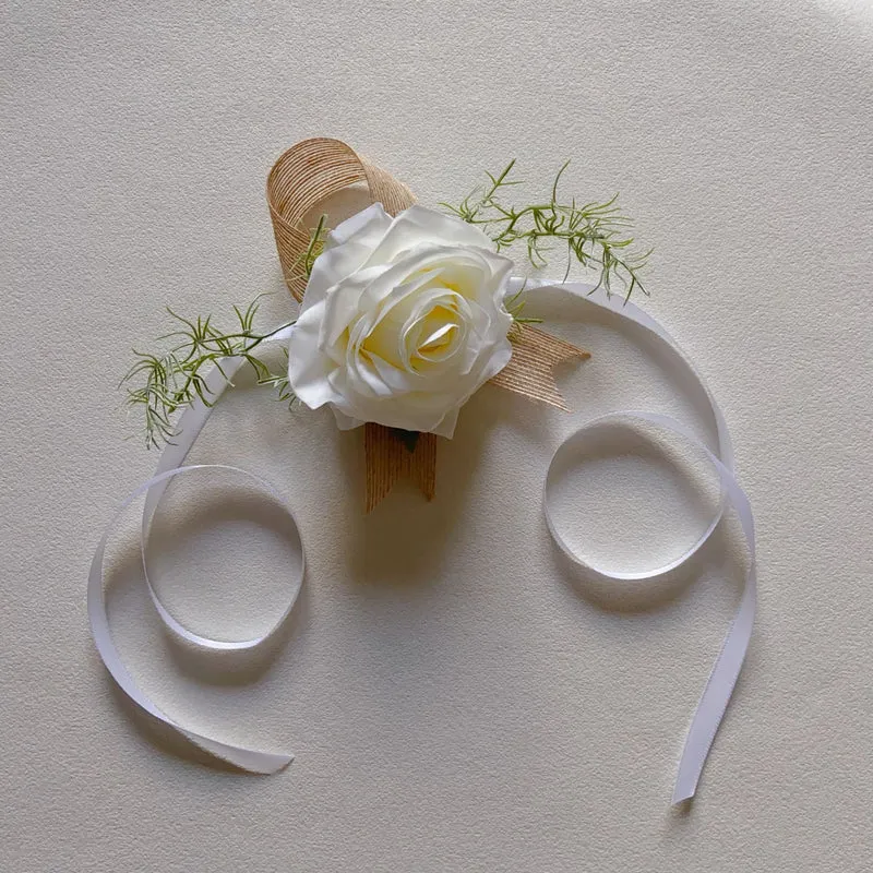 Elegant Floral Hair Corsage
