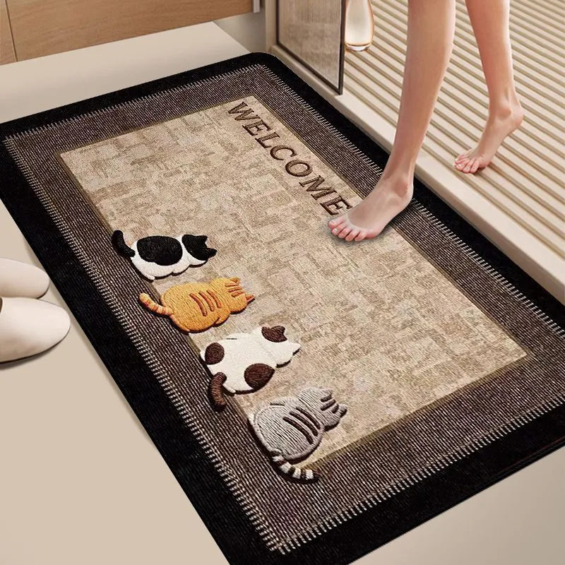 Cartoon Dog-Themed Home Door Mat