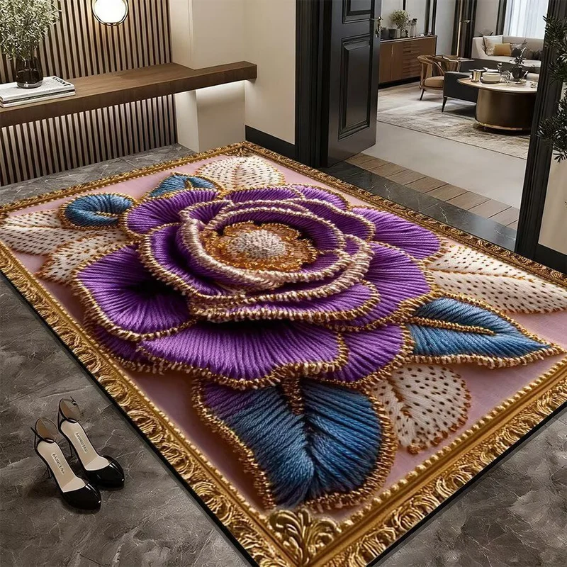 Artistic Floral Area Rug