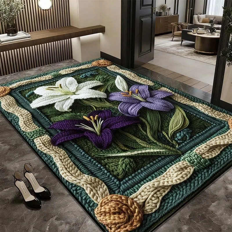 Artistic Floral Area Rug