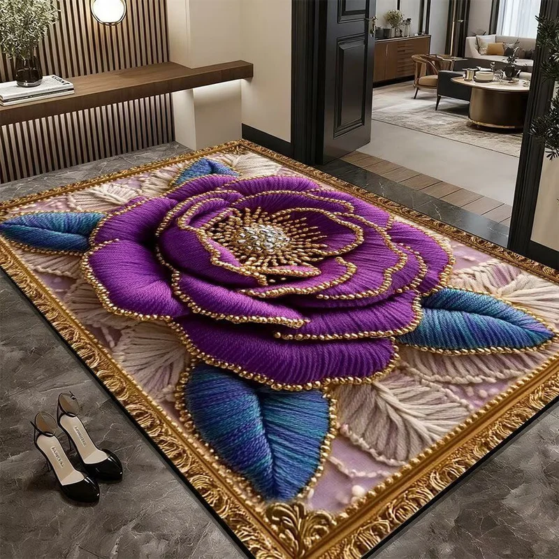 Artistic Floral Area Rug