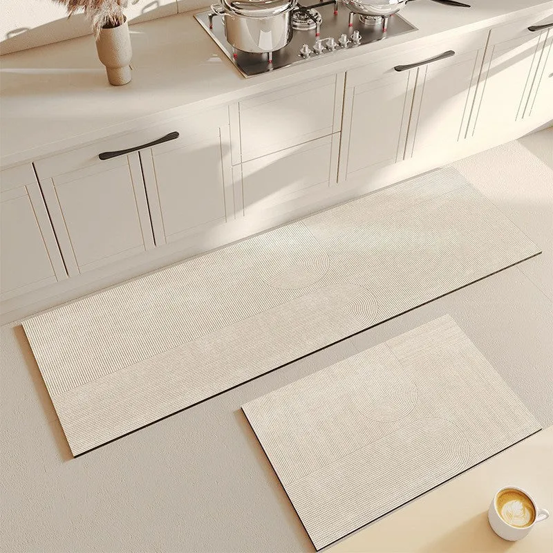 Abstract Geometric Kitchen Runner Mat