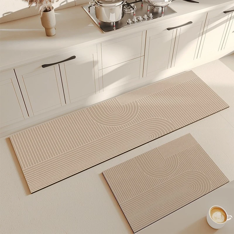 Abstract Geometric Kitchen Runner Mat