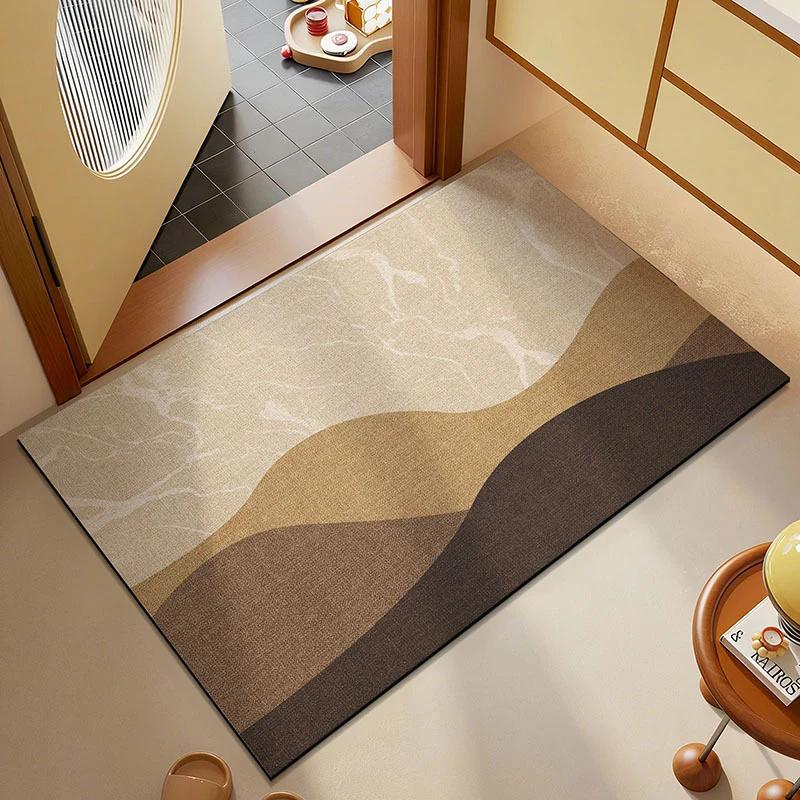 Abstract Brush Stroke Area Rug