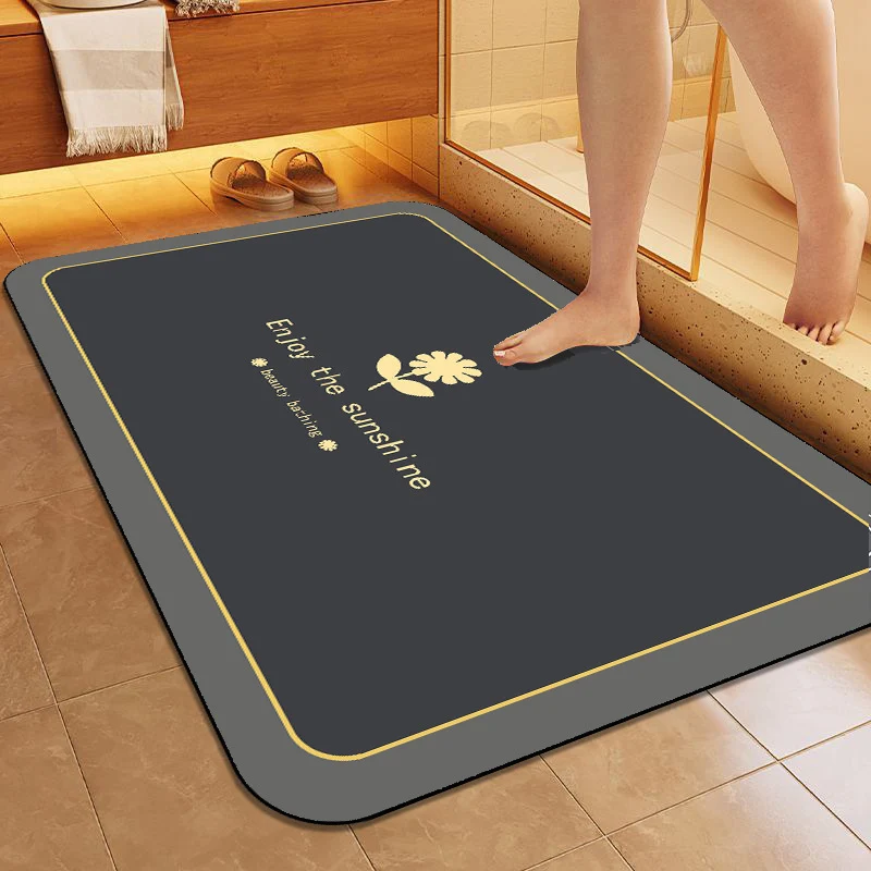 Absorbent Bath Mat with Non-Slip Backing
