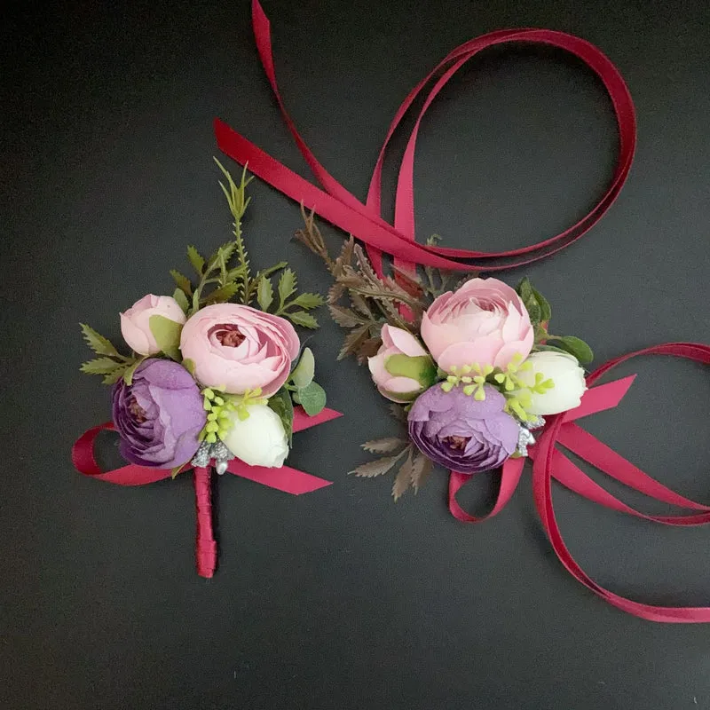 Modern Floral Corsage