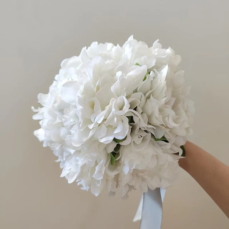 Elegant Faux Flower Bridal Bouquet