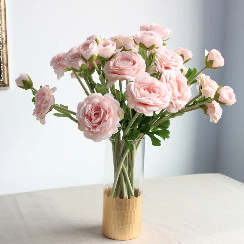 Realistic Floral Ranunculus Stem