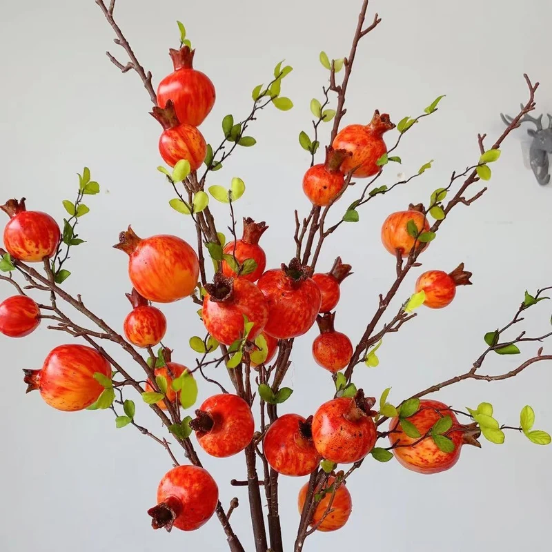 Realistic Decorative Pomegranate Stem