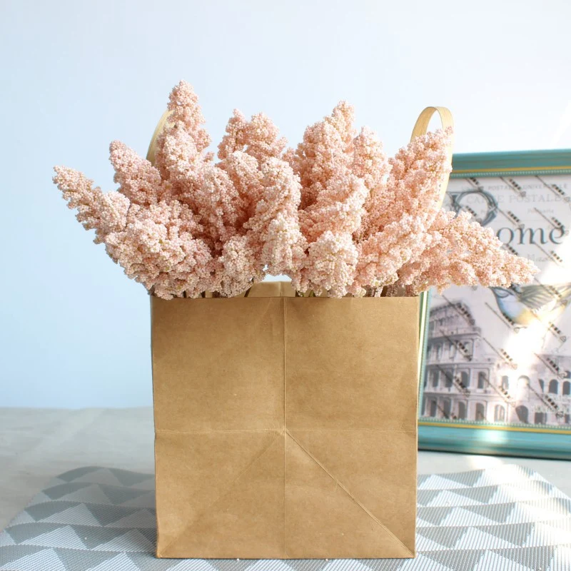 Realistic Decorative Dried Floral Bouquet