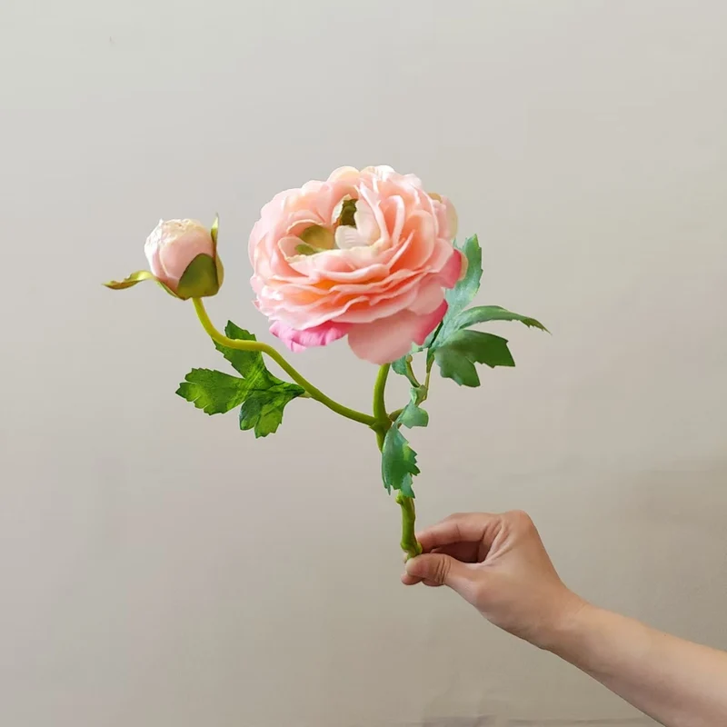 Premium Realistic Garden Rose Stem