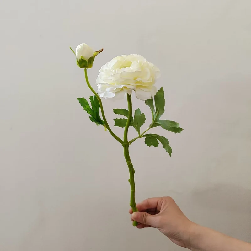 Premium Realistic Garden Rose Stem