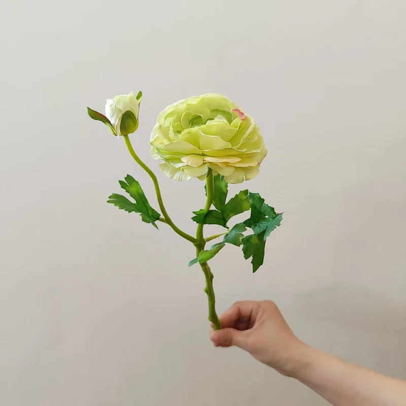 Premium Realistic Garden Rose Stem