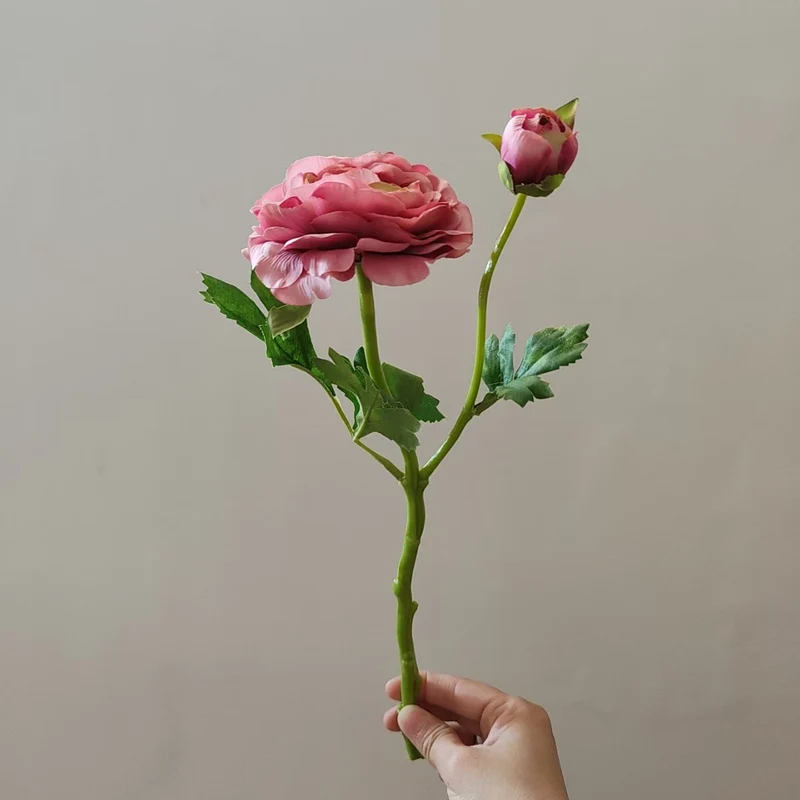 Premium Realistic Garden Rose Stem