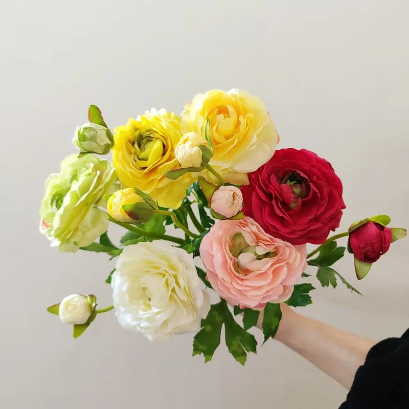 Premium Realistic Garden Rose Stem