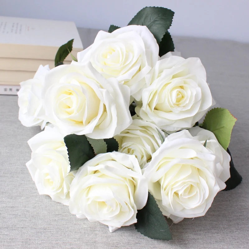 Premium Lifesize Artificial Rose Bouquet