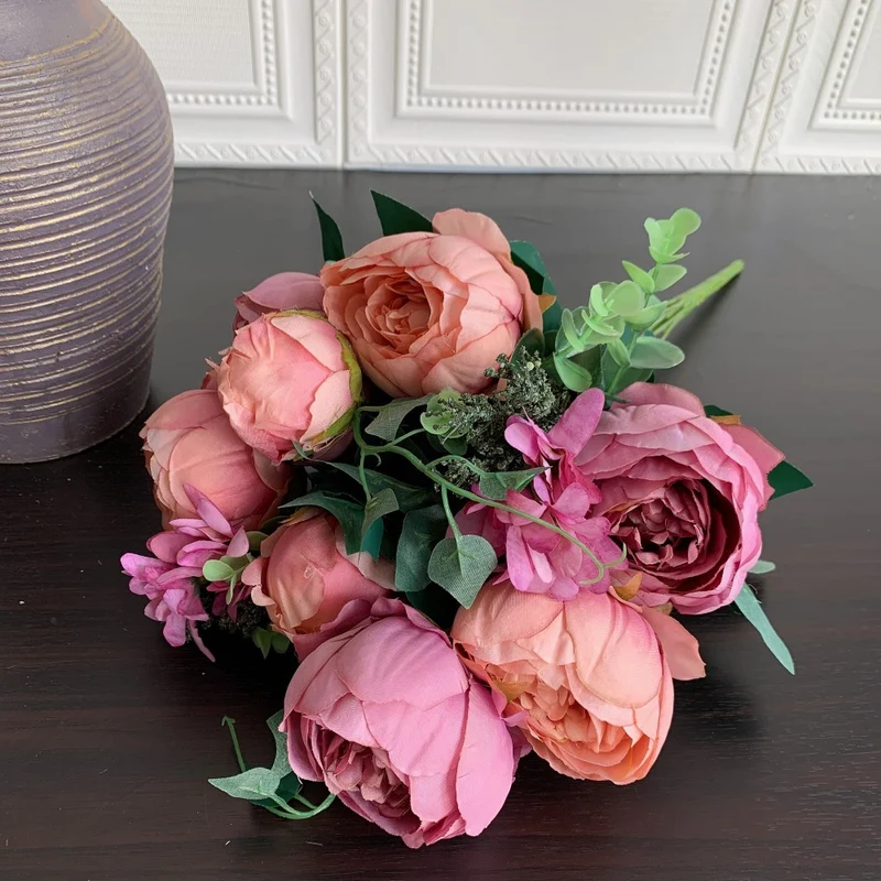 Decorative Faux Floral Bouquet