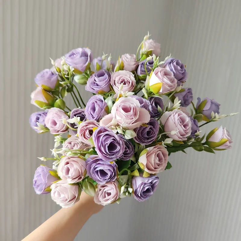 Stylish Handmade Artificial Rose Bouquet