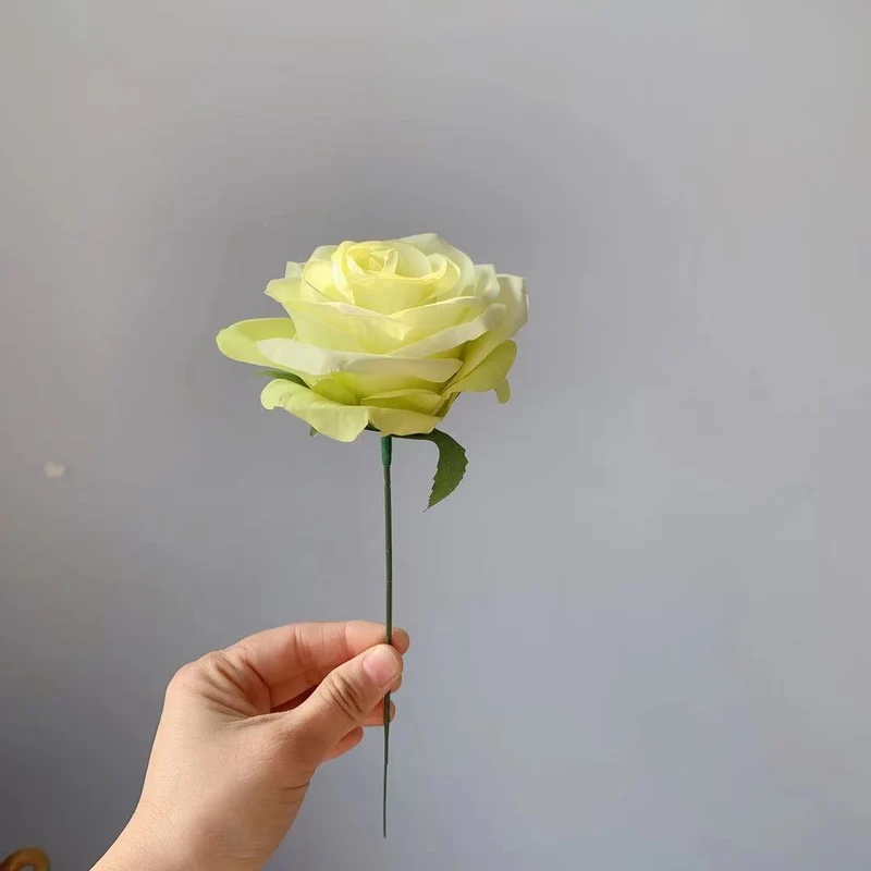 Realistic Silk Rose Stem