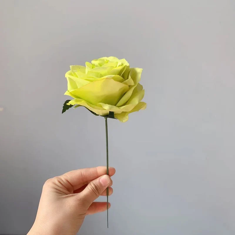 Realistic Silk Rose Stem