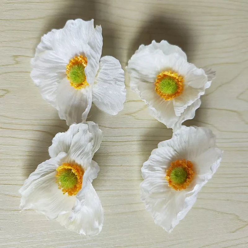 Realistic Silk Flower Embellishments