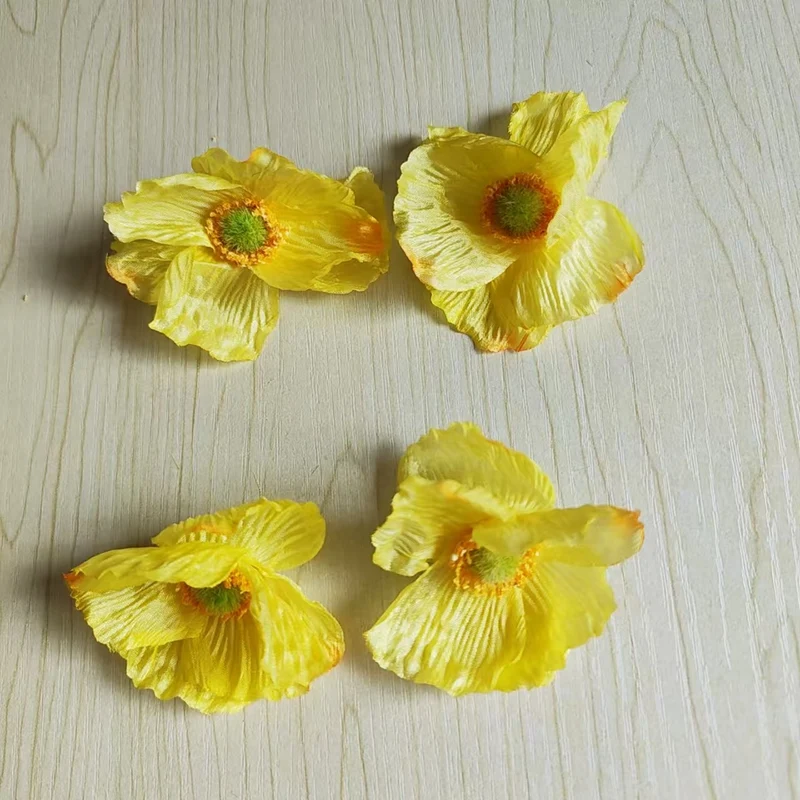 Realistic Silk Flower Embellishments
