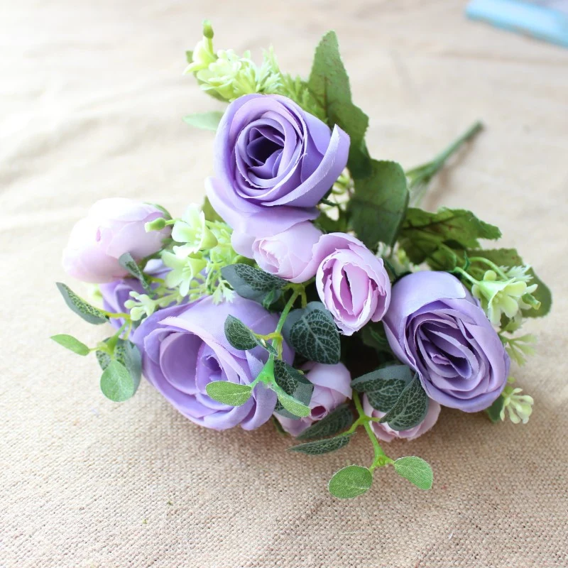 Realistic Silk Flower Bouquet