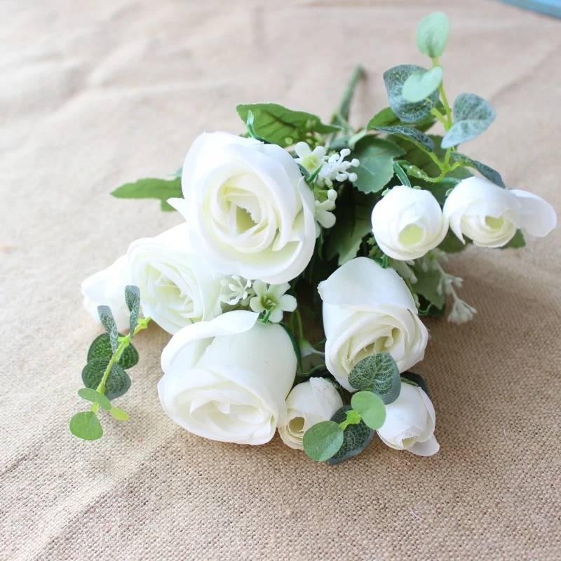 Realistic Silk Flower Bouquet