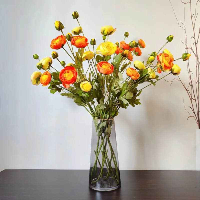 Realistic Ranunculus Floral Arrangement